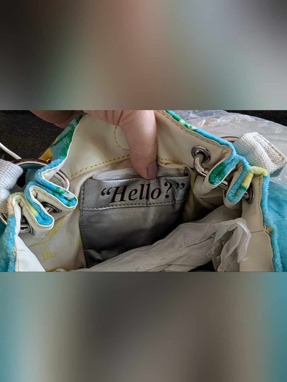 RARE, VINTAGE, Y2K NWT Juicy Couture BABY FLUFFY Poolside Terry Hobo/Satchel Bag - Picture 11 of 16